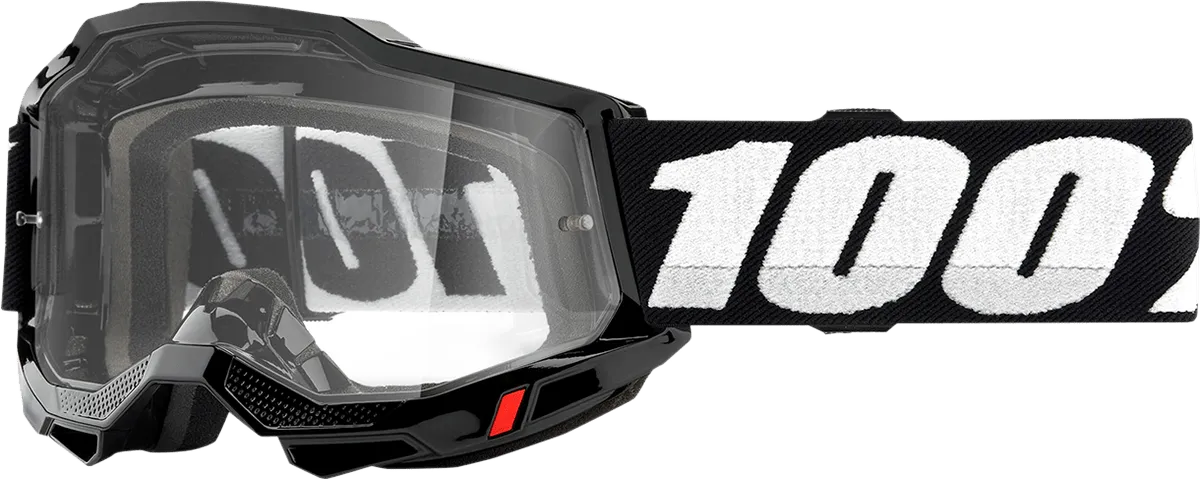 100% Accuri 2 OTG Goggles - Black - Clear 50018-00001