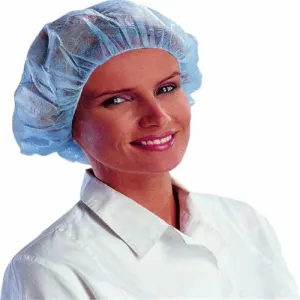 100 Blue Disposable Mob Caps Anti Dust Hair Net