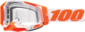 100% Racecraft 2 Goggles - Orange - Clear 50009-00013