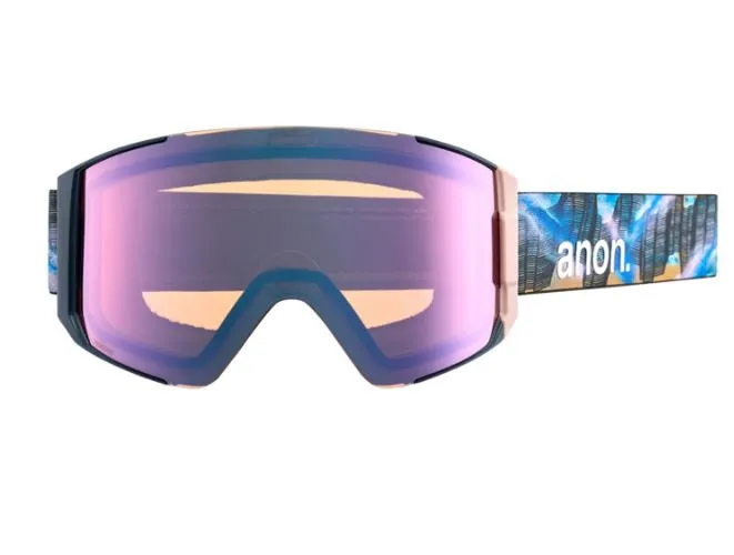 Anon Sync Goggles 2024   Bonus Lens Chet Malinow / Perceive Variable Blue