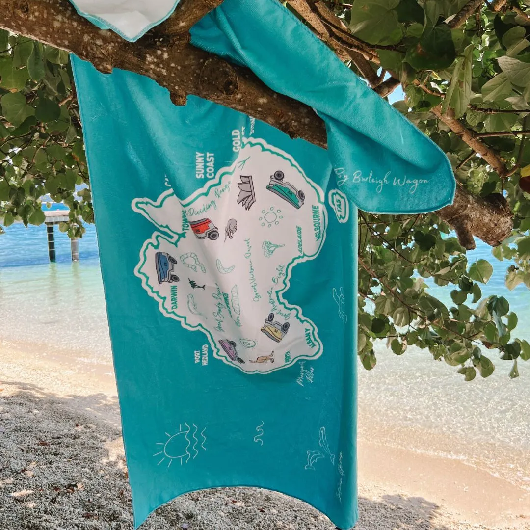 Aussie Beach Towel