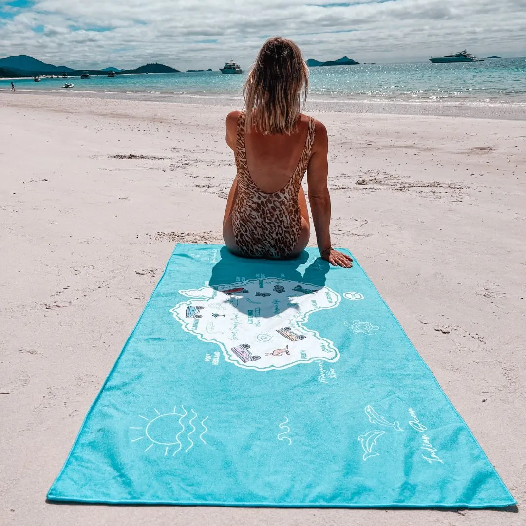 Aussie Beach Towel