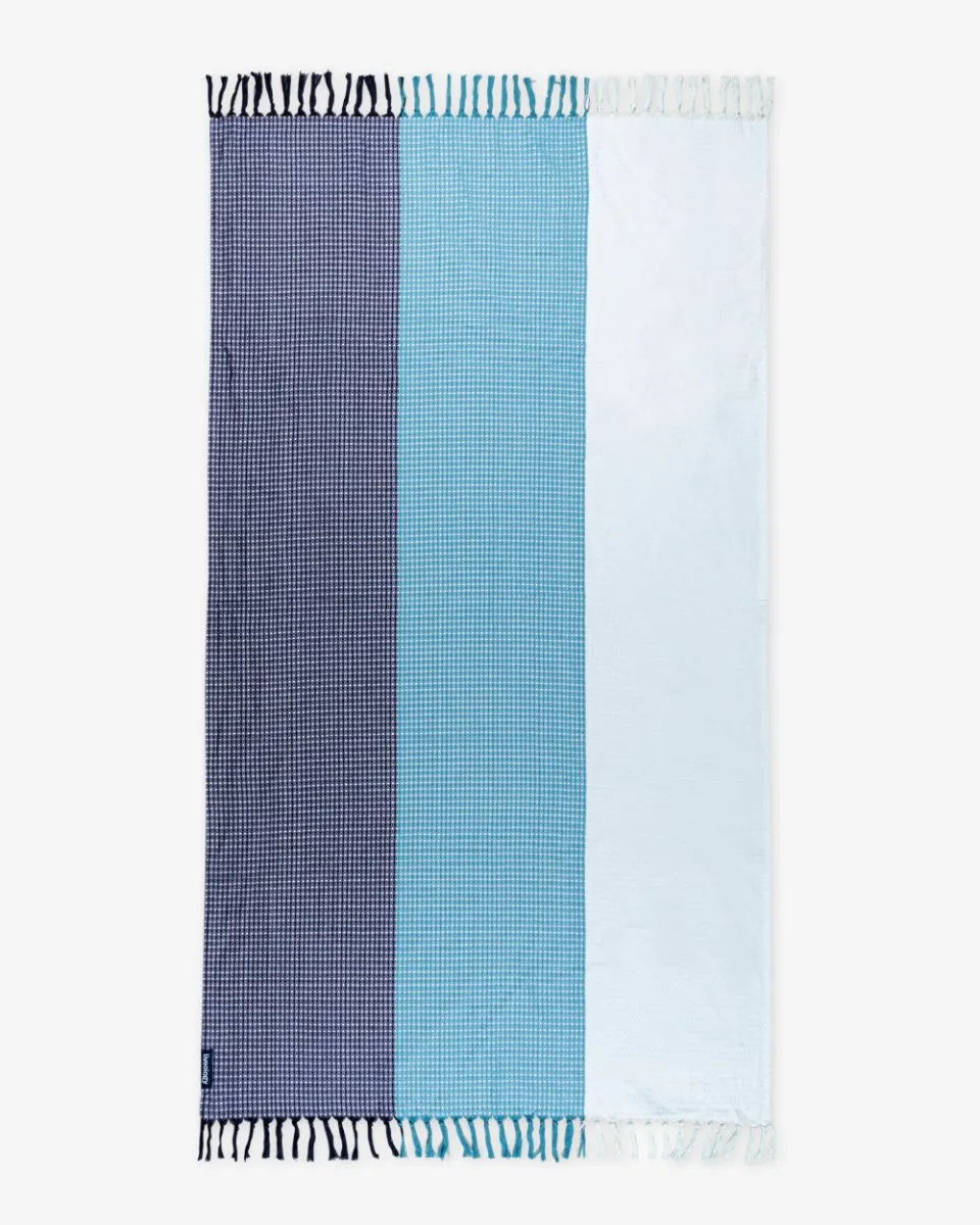 Bamboo & Cotton Blend Woven Beach Towel | Blue Harbour