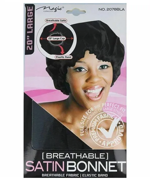 Bee Sales Breathable Satin Bonnet 2078BLA