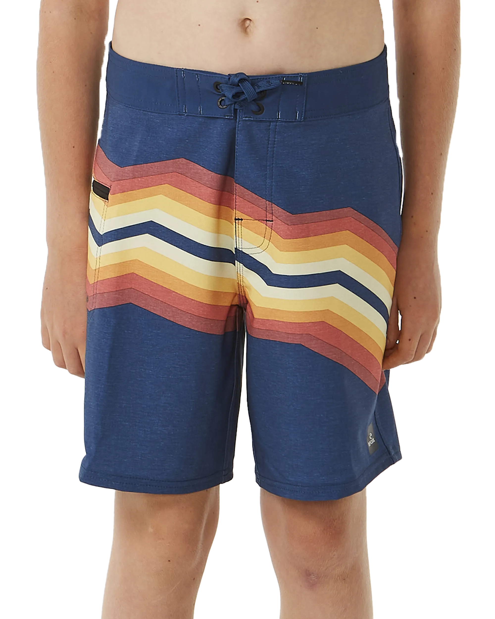 Boys Inverted Boardshorts in Washed Navy