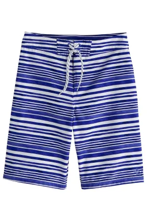 Boy's Superbank Boardshorts  |  Sailor Watercolor Stripe