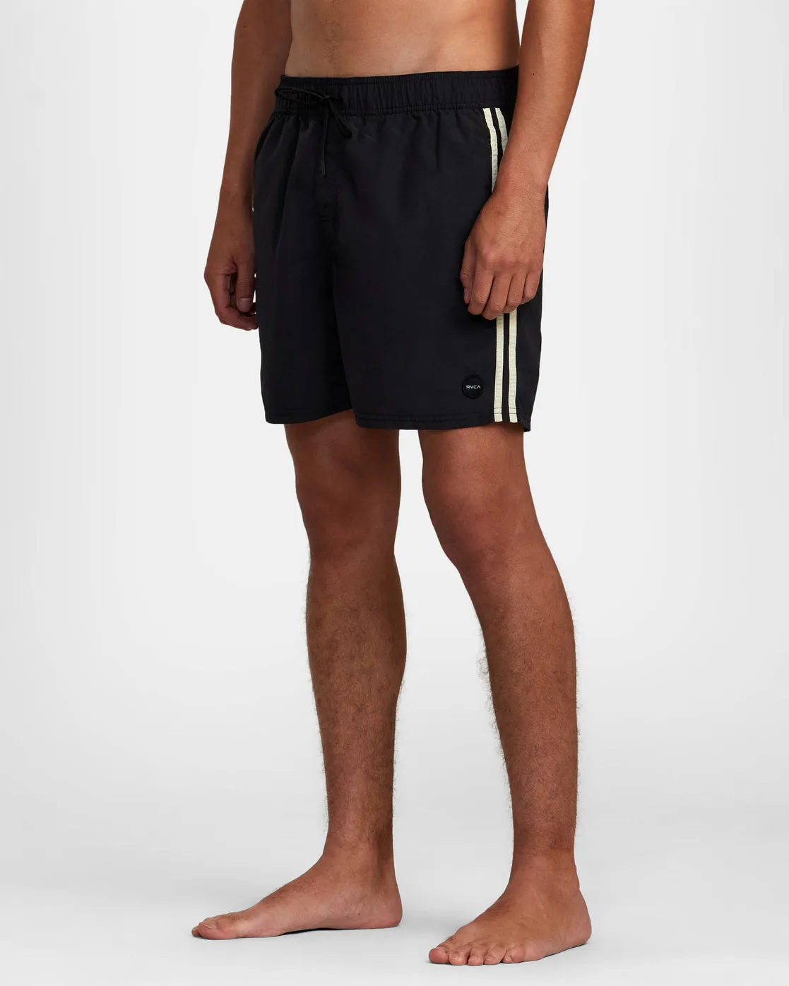 Breakout Elastic Waist Boardshorts 16" - Black