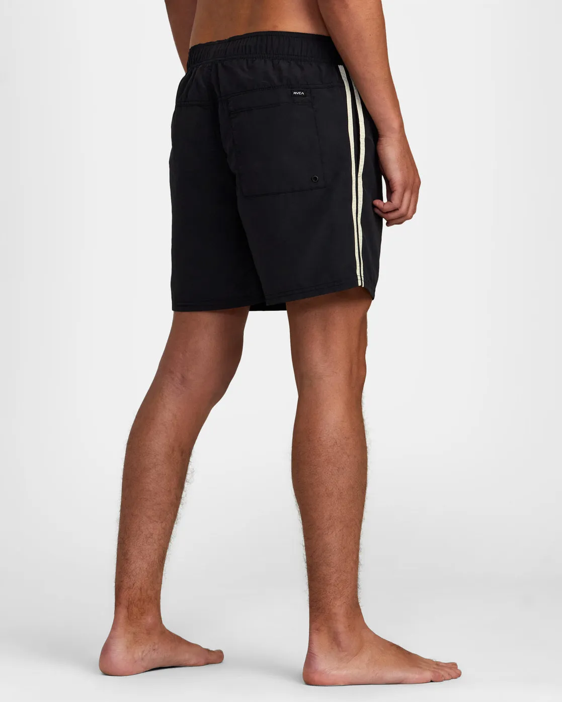 Breakout Elastic Waist Boardshorts 16" - Black