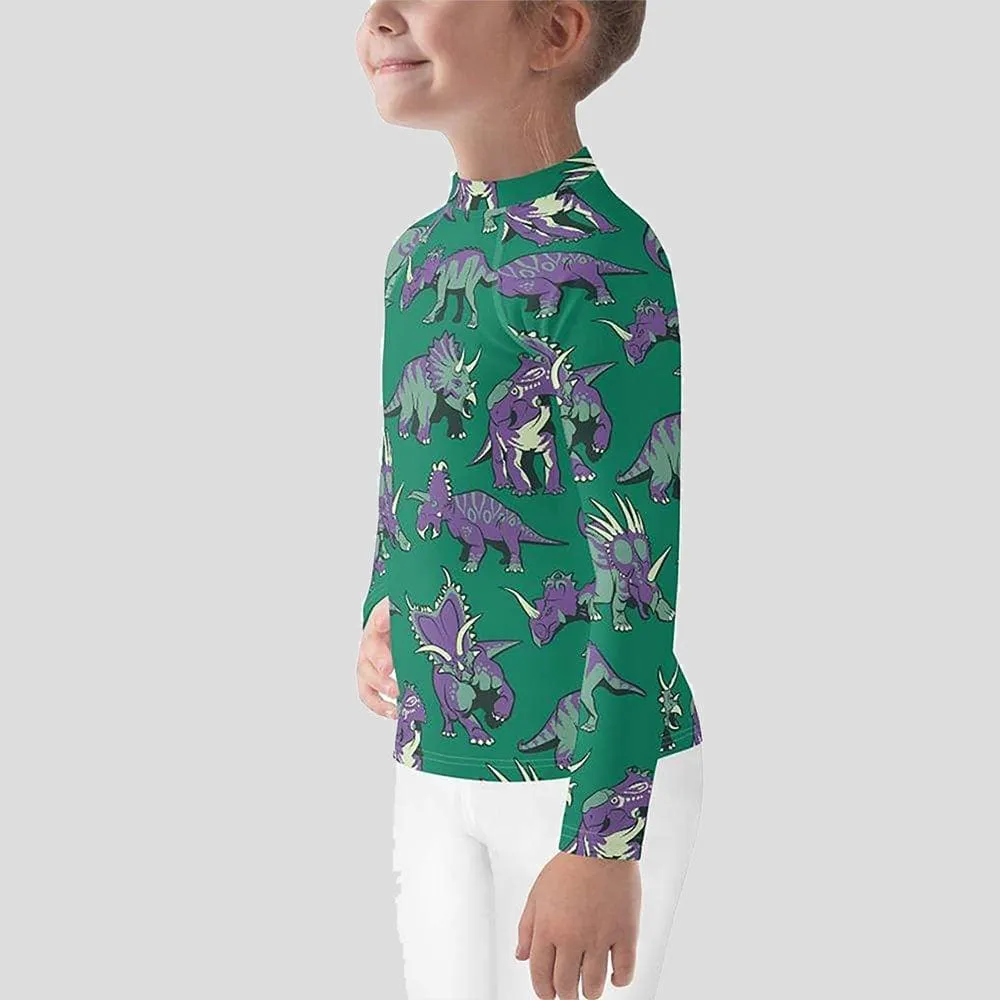 Ceratopsids Kids Rash Guard (POD)