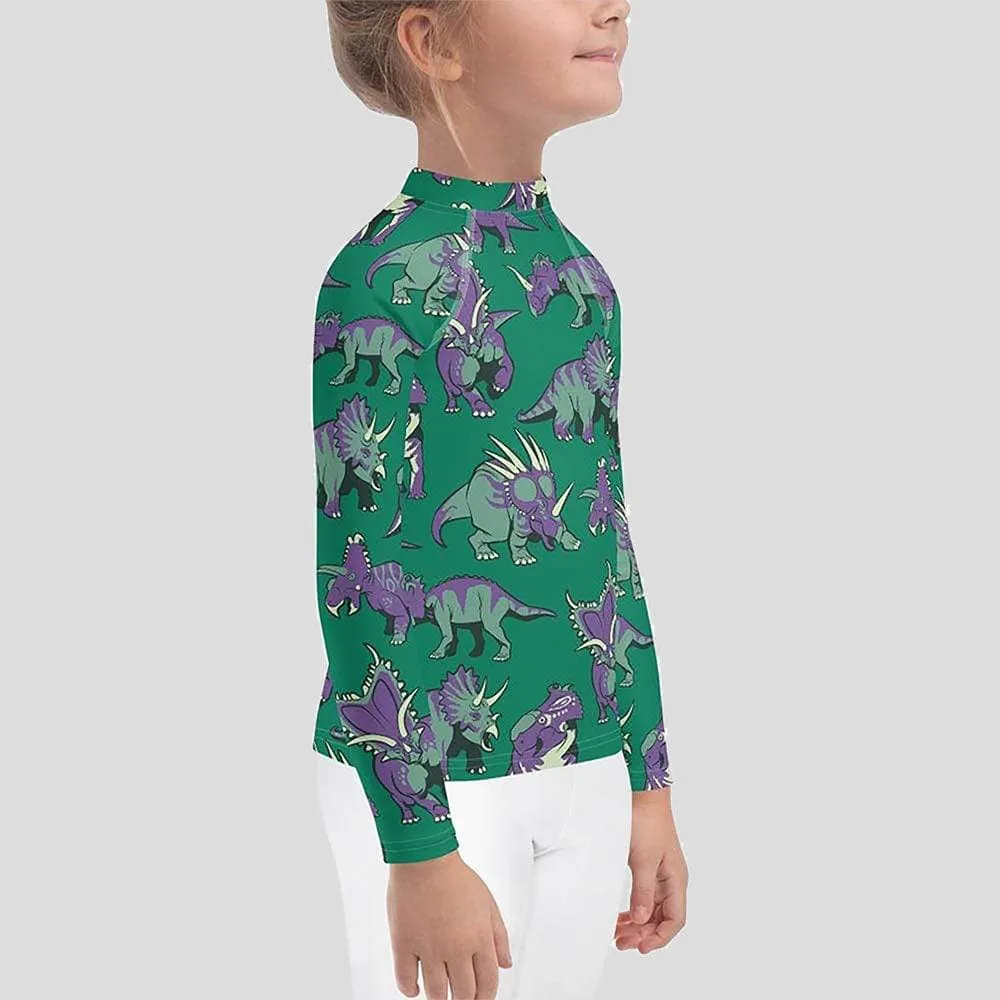 Ceratopsids Kids Rash Guard (POD)