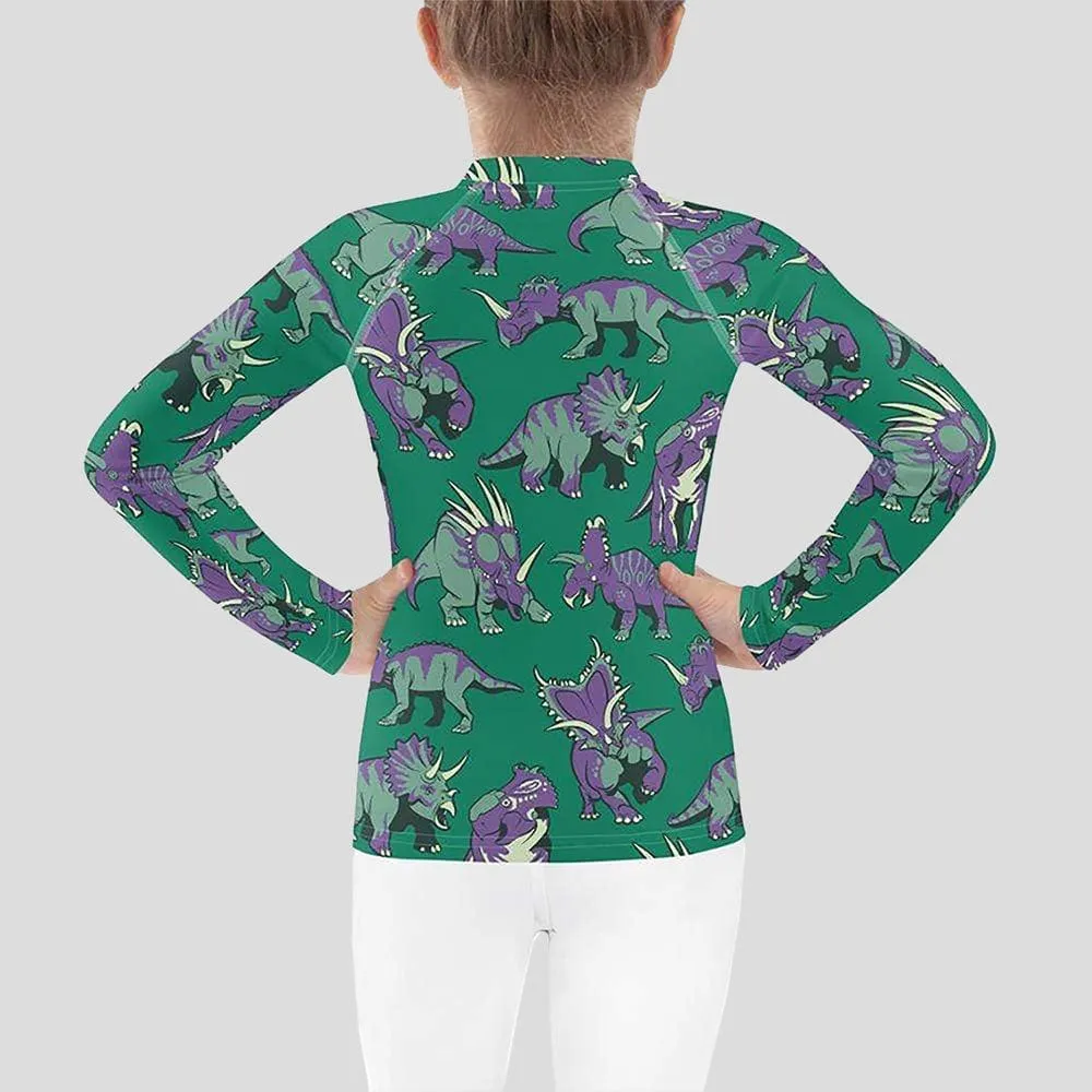 Ceratopsids Kids Rash Guard (POD)