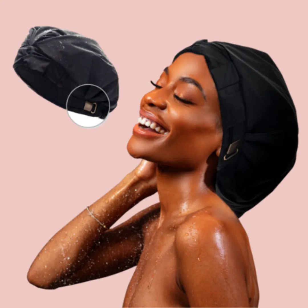 Classic Satin-Lined Shower Cap (available in 4 colors)