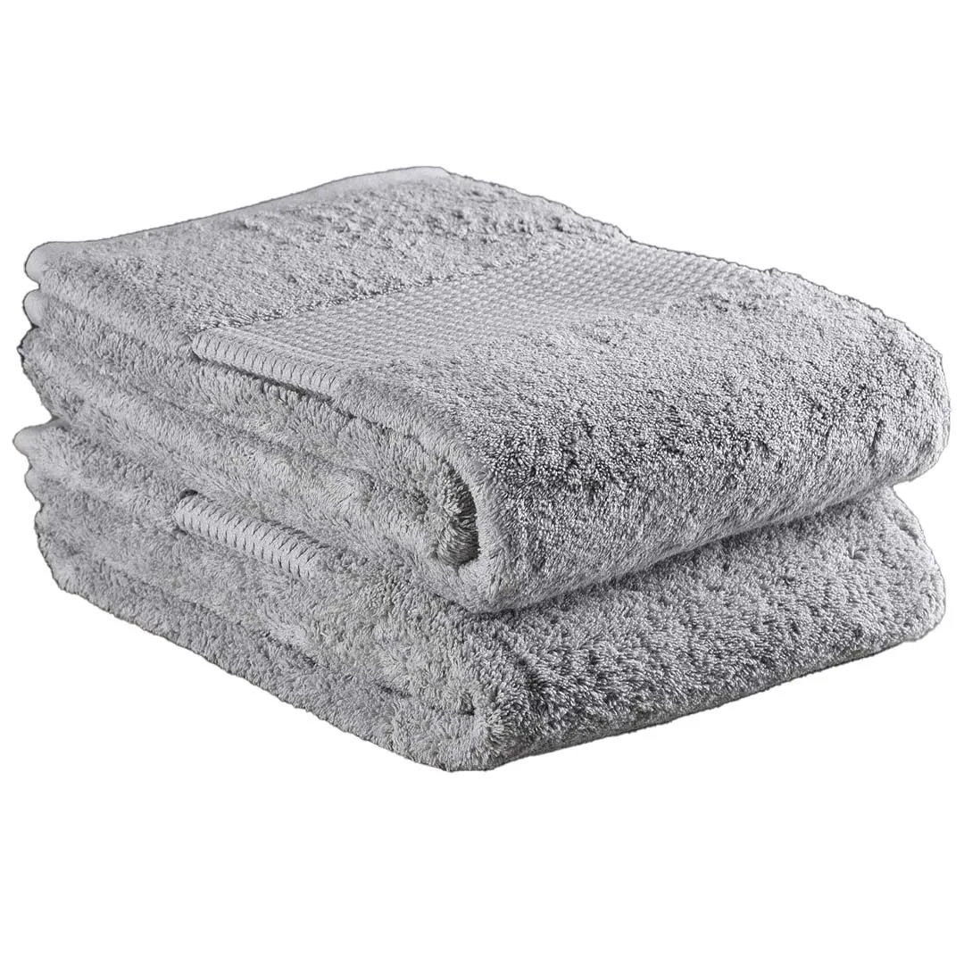 Delilah Home 100% Organic Cotton Hand Towels, 16"x 30", set of 2