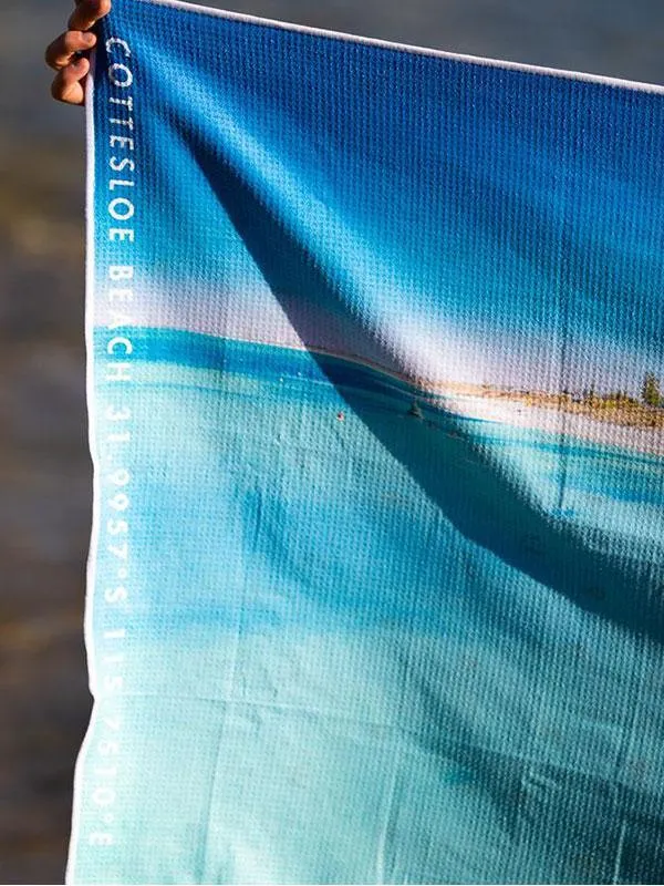 Destination Towels - Cottesloe Bliss sand free beach towel