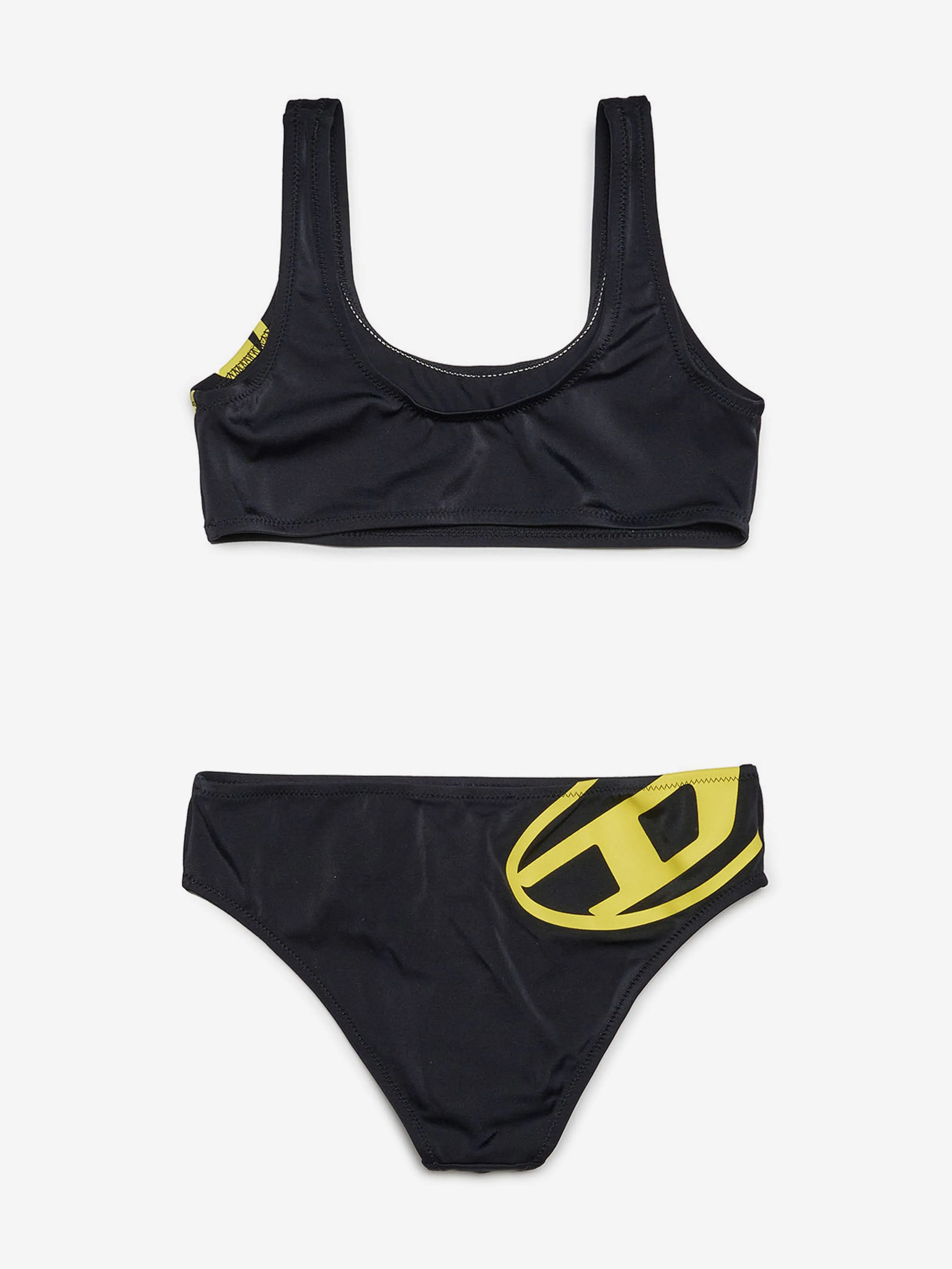 Diesel Girls Logo Bikini in Black