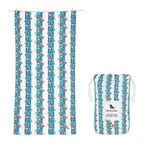 Dock & Bay | Beach Towel Jungle Collection L 100% Recycled