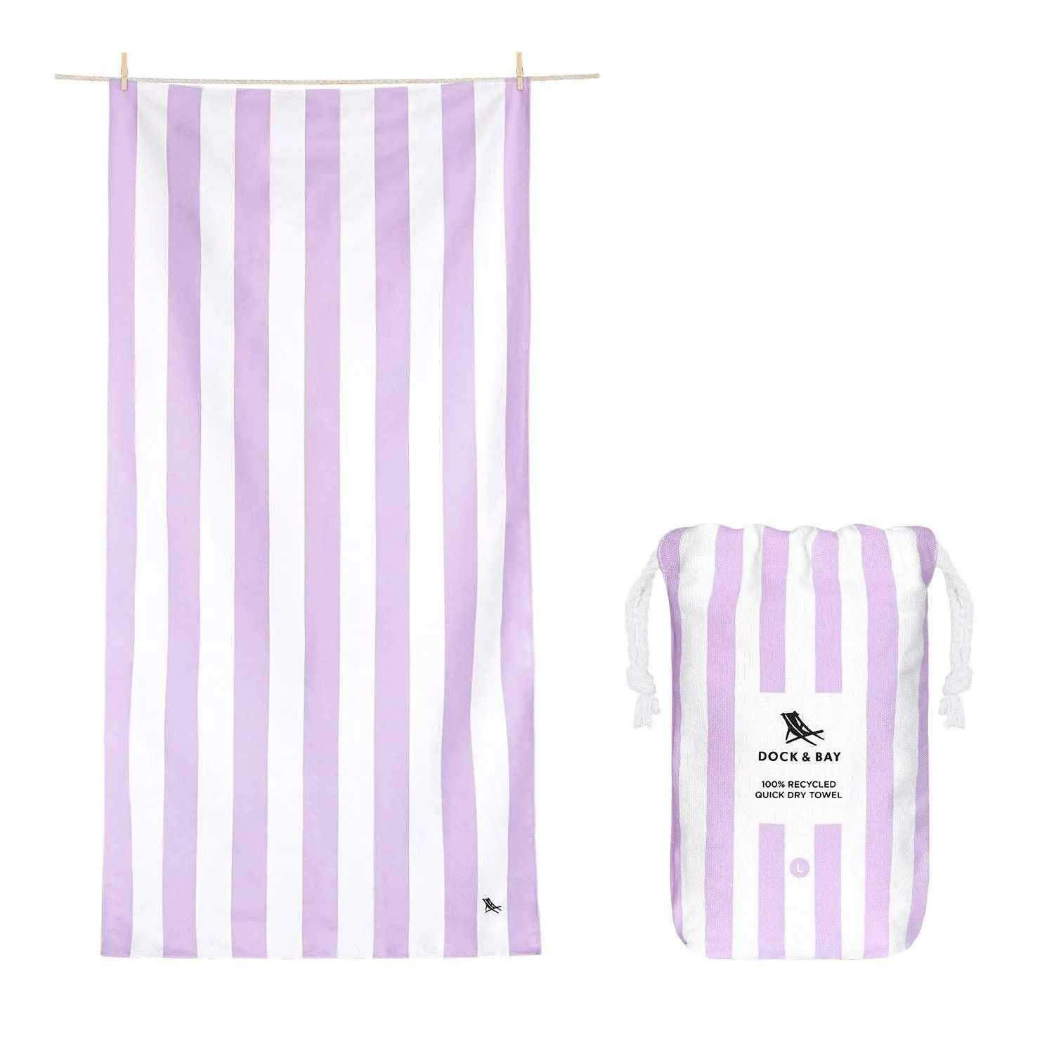 Dock & Bay Quick Dry Towels | Lombok Lilac