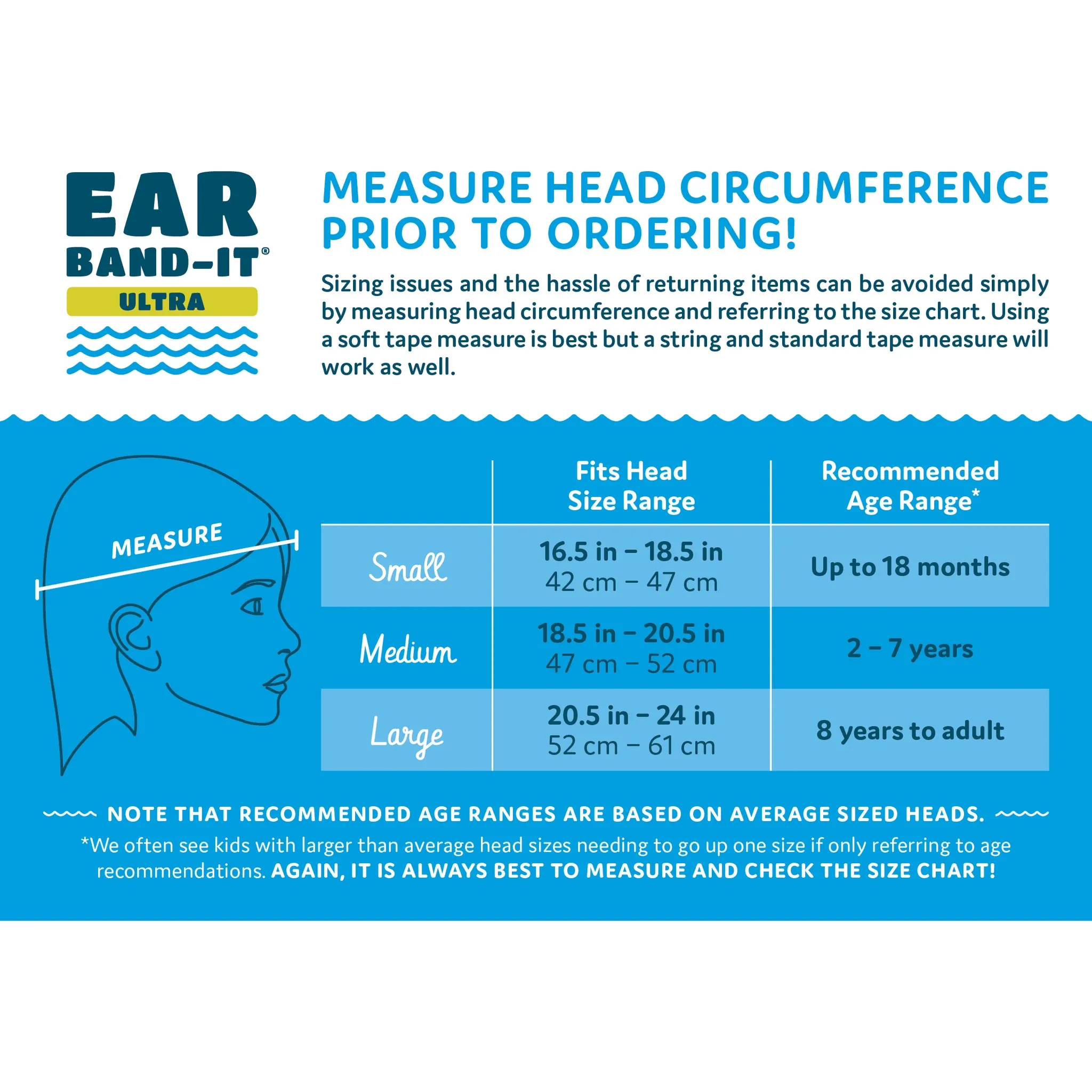 Ear Band-It® ULTRA Premium Swimming Headband