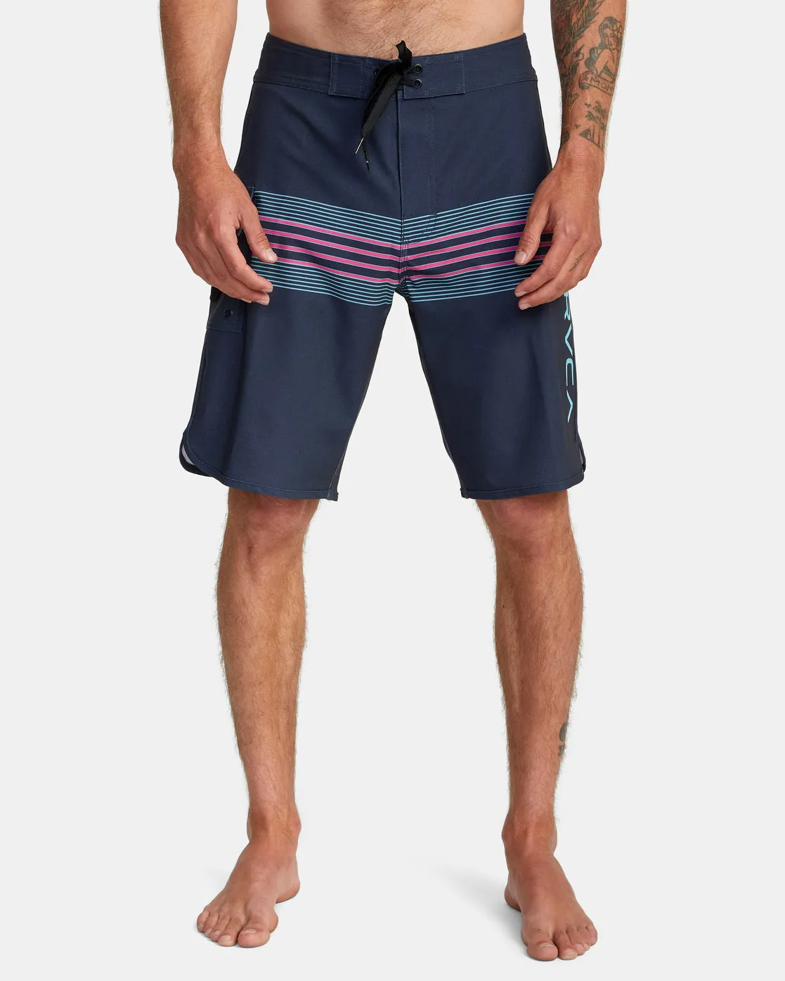 Eastern 20" Boardshorts - Black Stripe