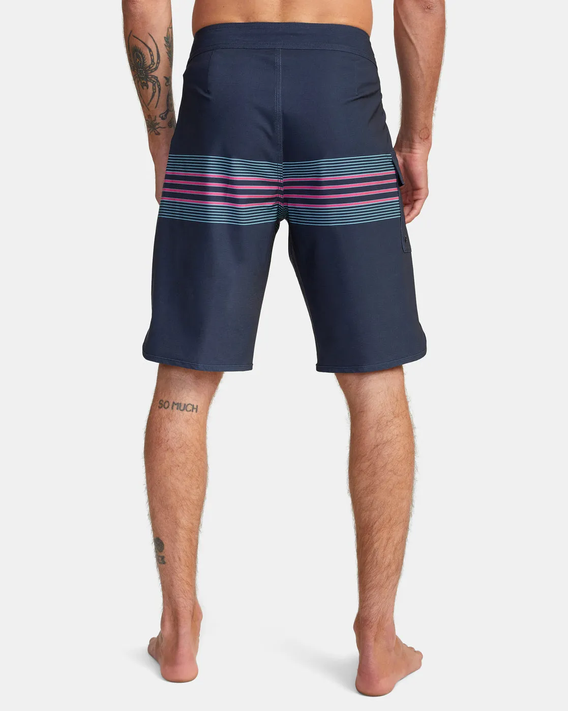 Eastern 20" Boardshorts - Black Stripe