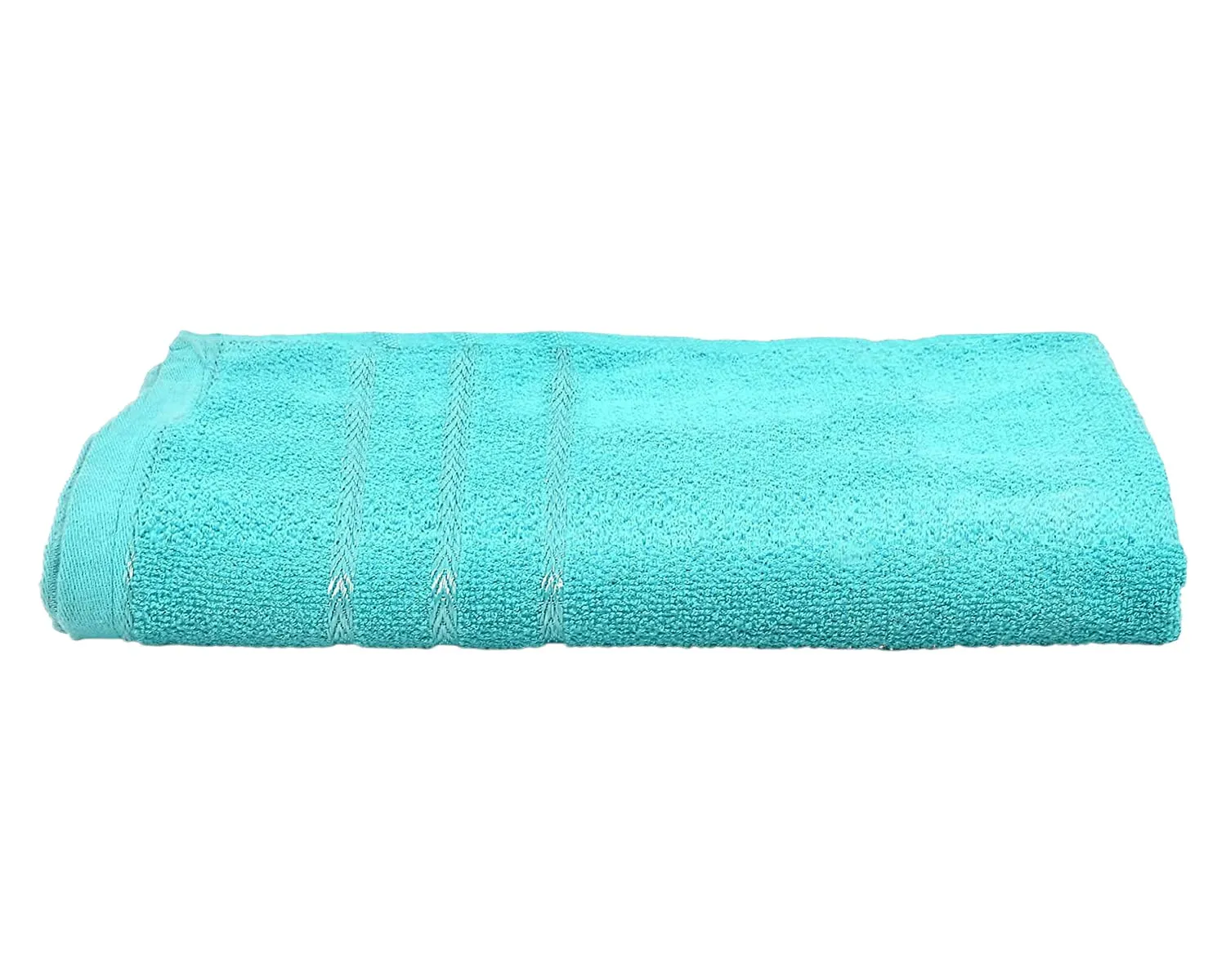 Heart Home Super Soft, Fluffy, Absorbent Cotton Baby, Kids Bath, Face Towel Perfect for Daily Use, 19"x38"- Pack of 3 (Blue)