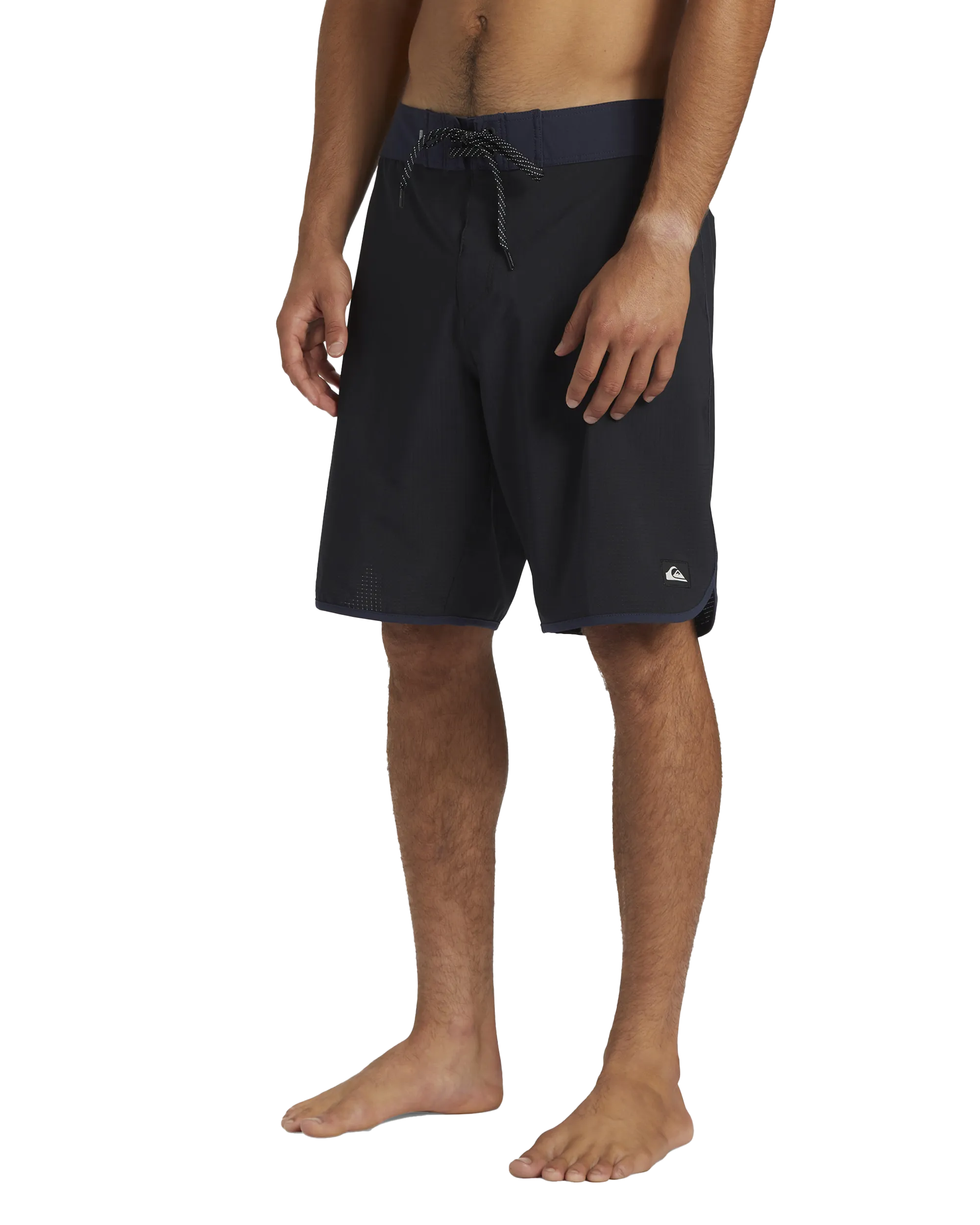 Highline Scallop Boardshorts in Black