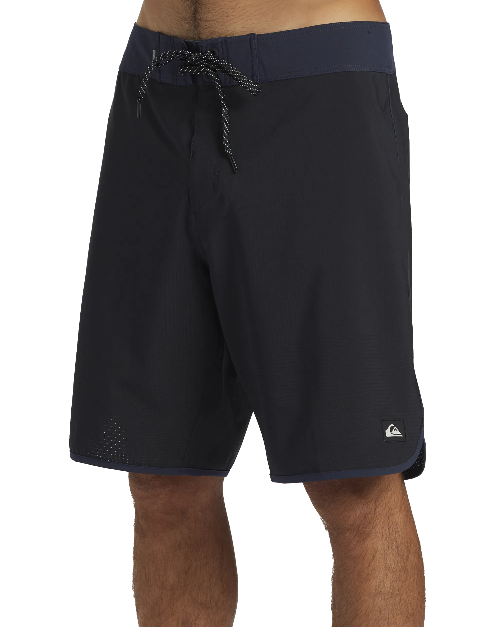 Highline Scallop Boardshorts in Black