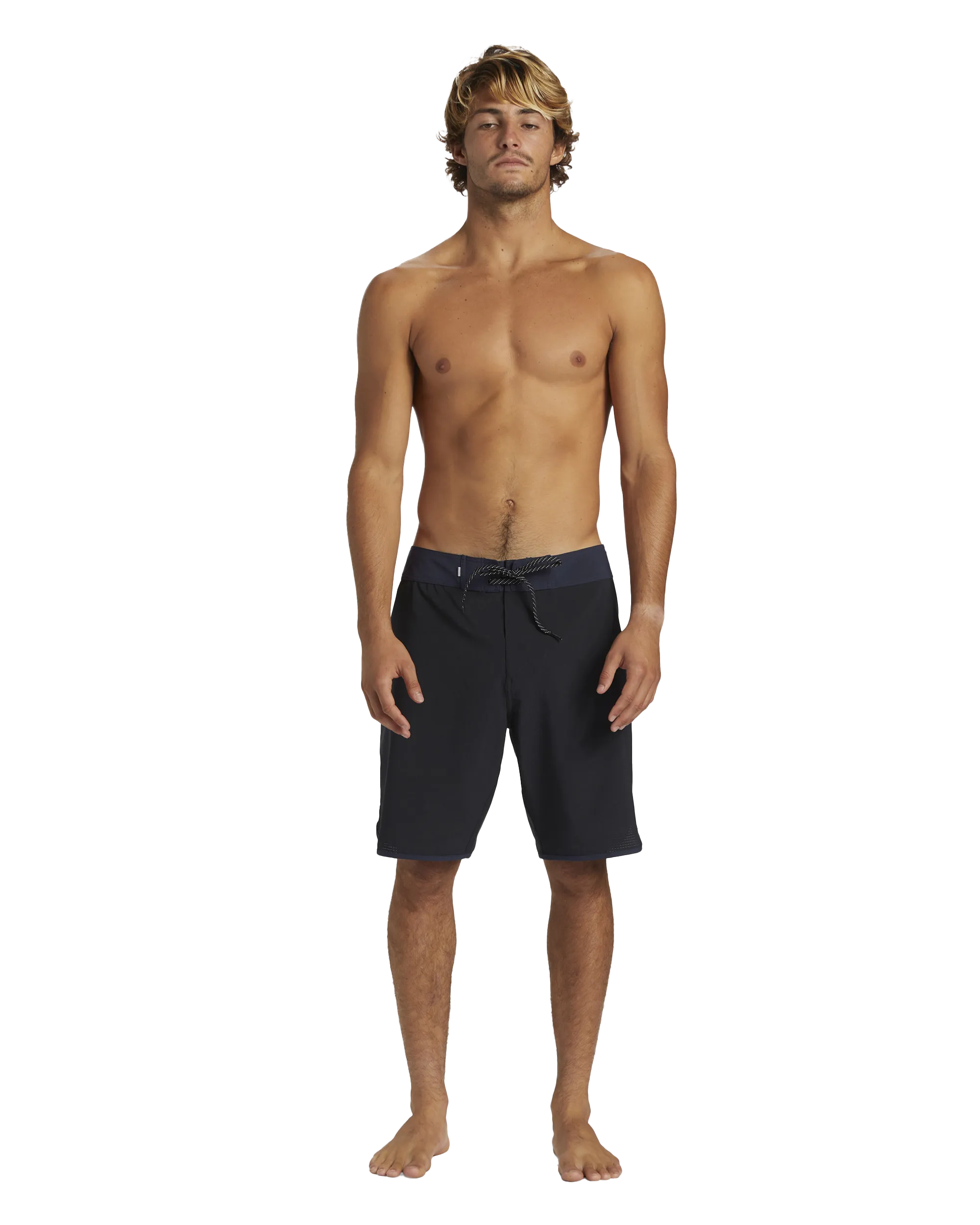 Highline Scallop Boardshorts in Black