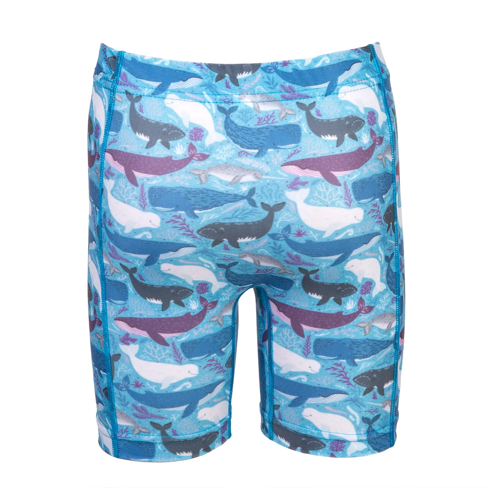 IST Kids Swim Shorts, Spandex Swimwear Rash Guard Bottoms for Girls & Boys at the Beach & Pool