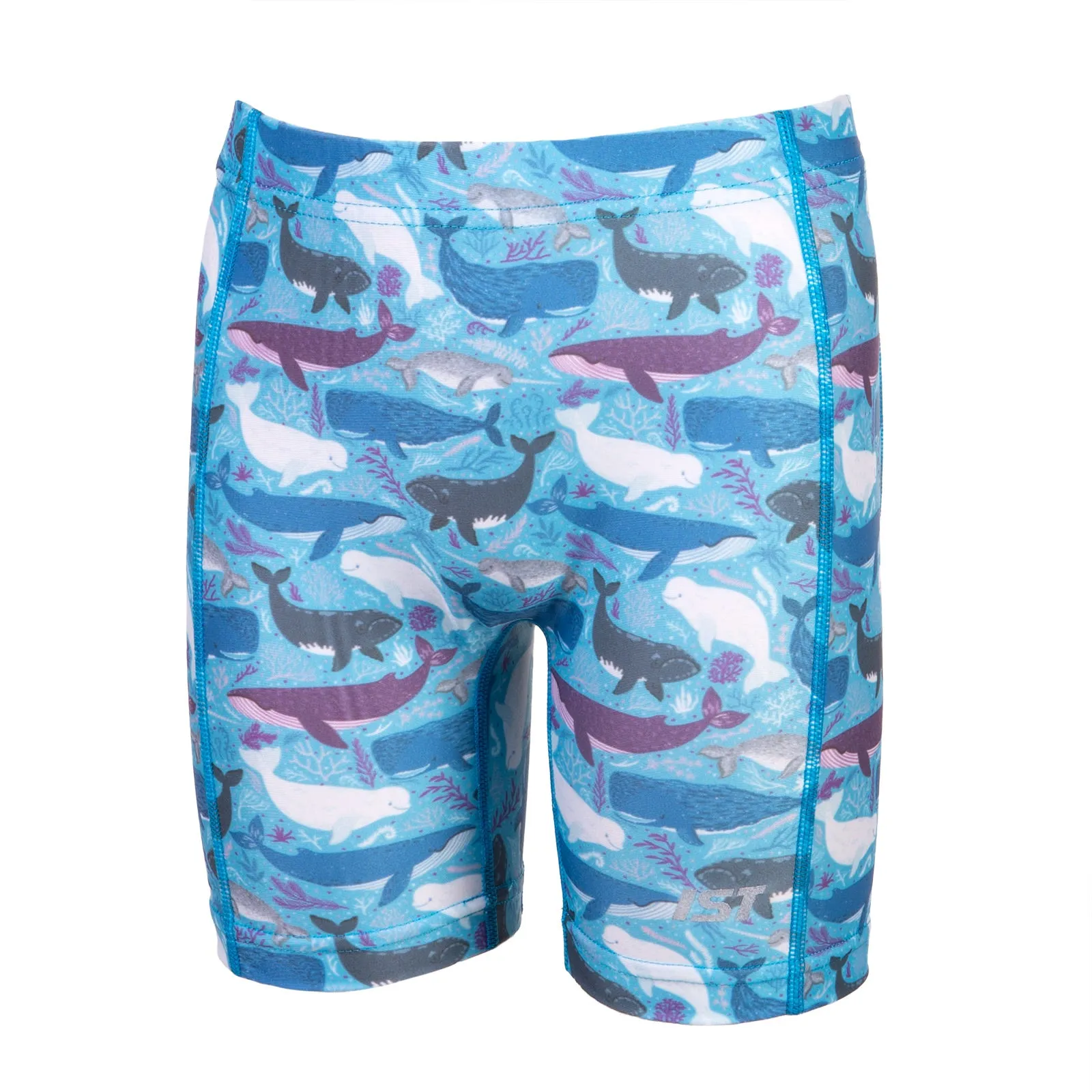 IST Kids Swim Shorts, Spandex Swimwear Rash Guard Bottoms for Girls & Boys at the Beach & Pool