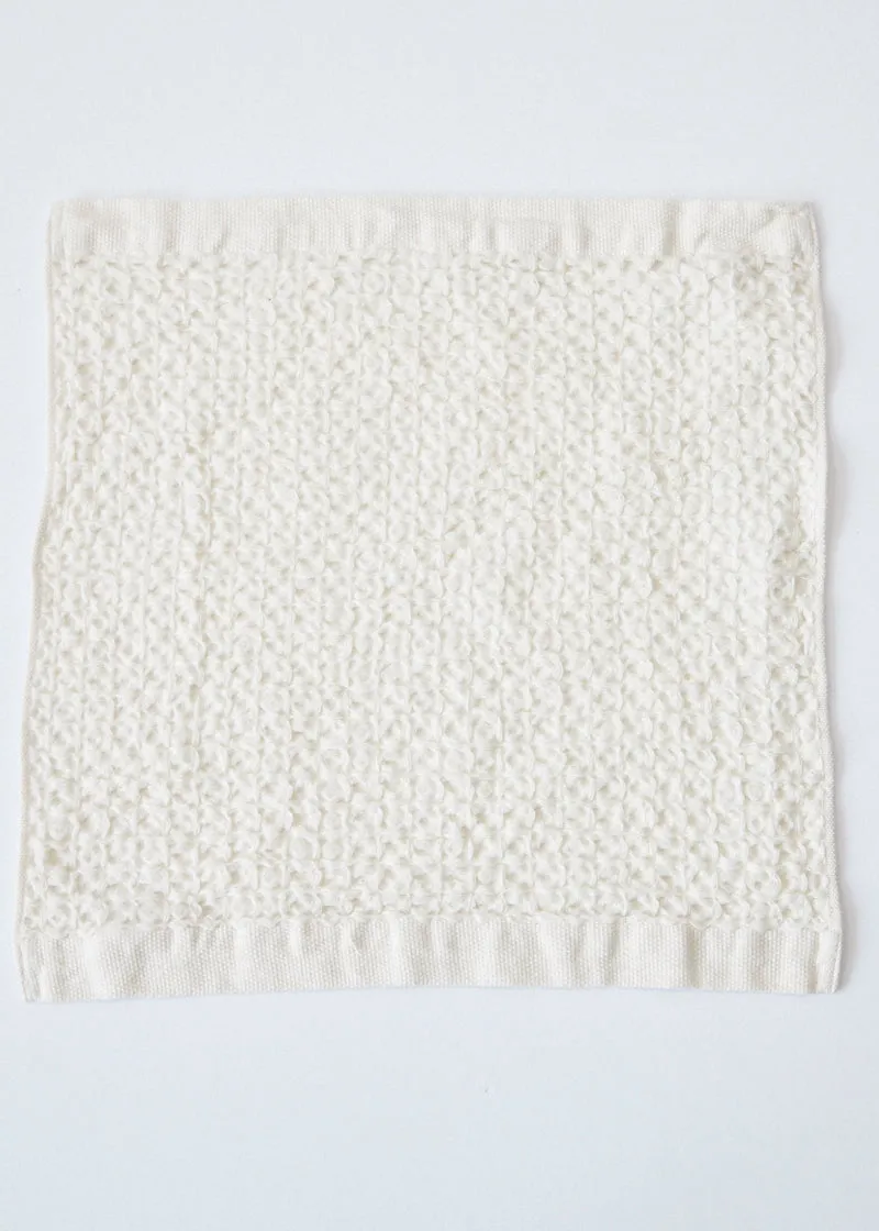 Ivory Lattice Towel, Ivory