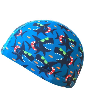 Junior Fun Patterns Lycra Swim Cap