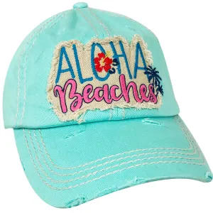 KBV-1199 Aloha Beaches Cap Diamond Blue