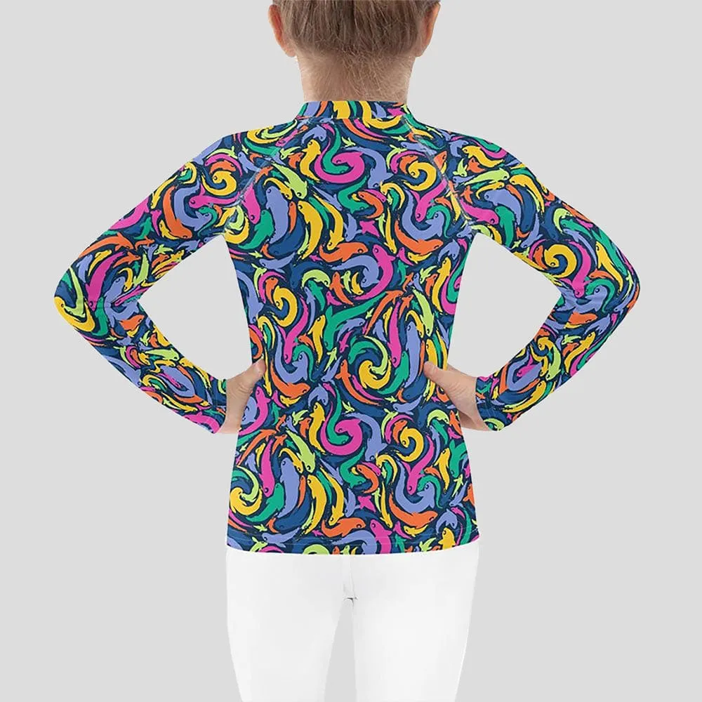 Koi Pond Kids Rash Guard (POD)