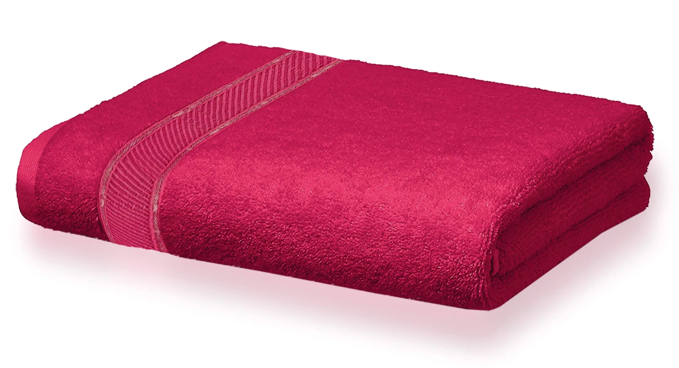 Kuber Industries Cotton Bath Towel Super Soft, Fluffy, and Absorbent, Perfect for Daily Use 100% Cotton Towels, 500 GSM (Maroon)