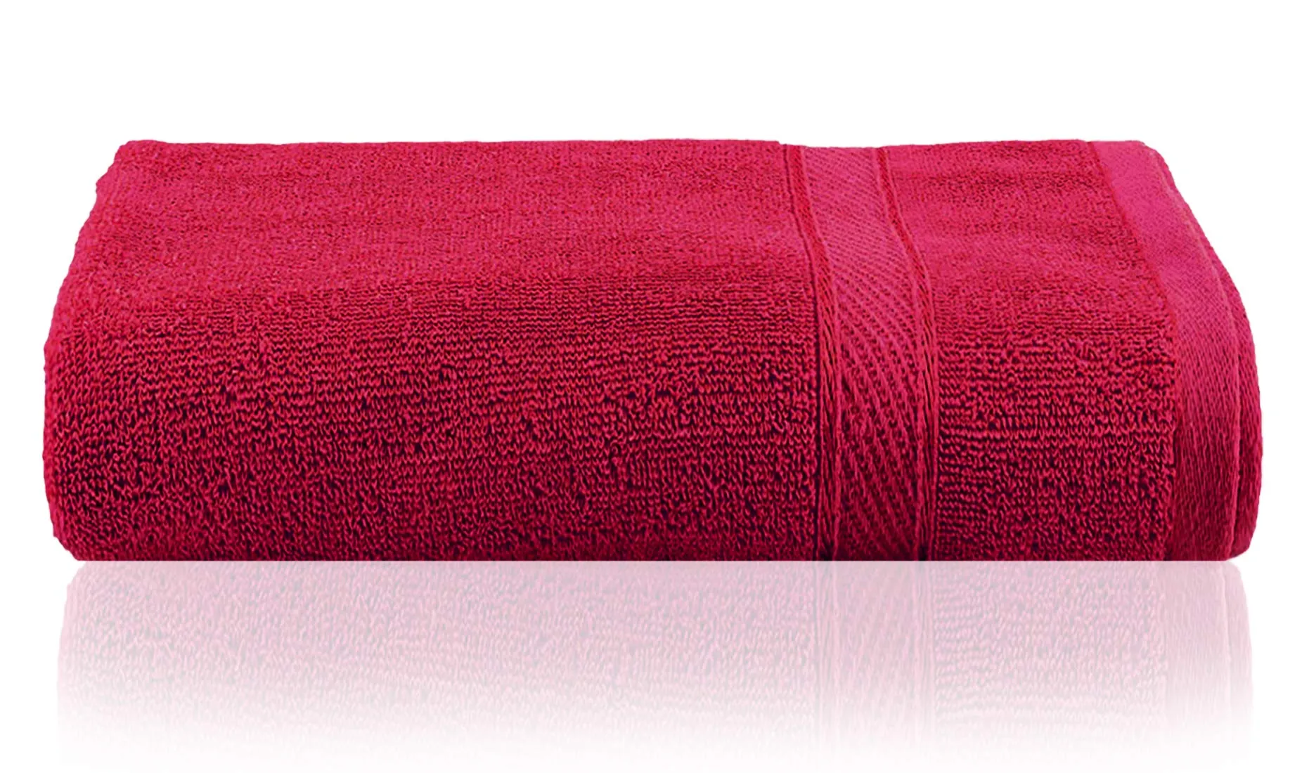 Kuber Industries Cotton Bath Towel Super Soft, Fluffy, and Absorbent, Perfect for Daily Use 100% Cotton Towels, 500 GSM (Maroon)