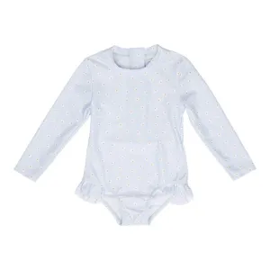 LD Long Sleeve Ruffle Swimsuit 74/80