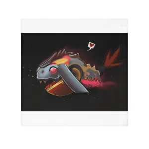 Mecha Whale Strider Face Towel