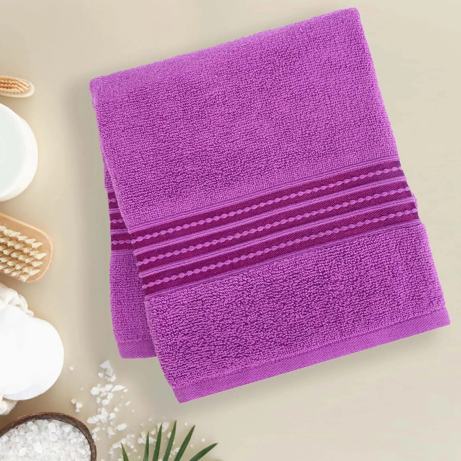 Micro Cotton LuxeDry Soothe Bath Towel - Purple