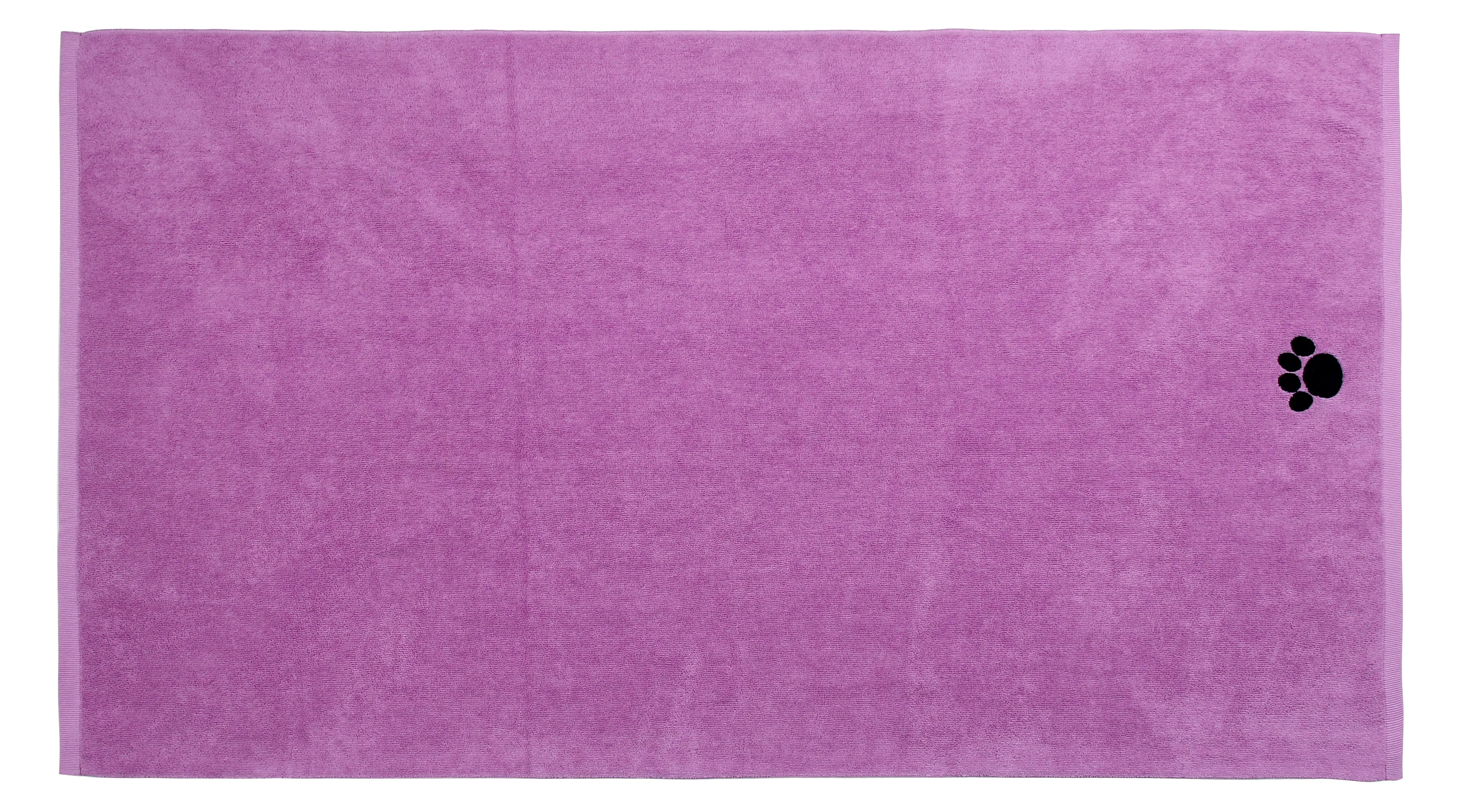 Microfiber Pet Towel, X-Large, 55 x 28 in, Violet