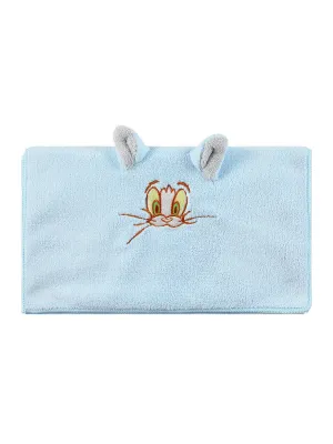 MINISO Tom & Jerry I Love Cheese Collection Hand Towel (Blue)