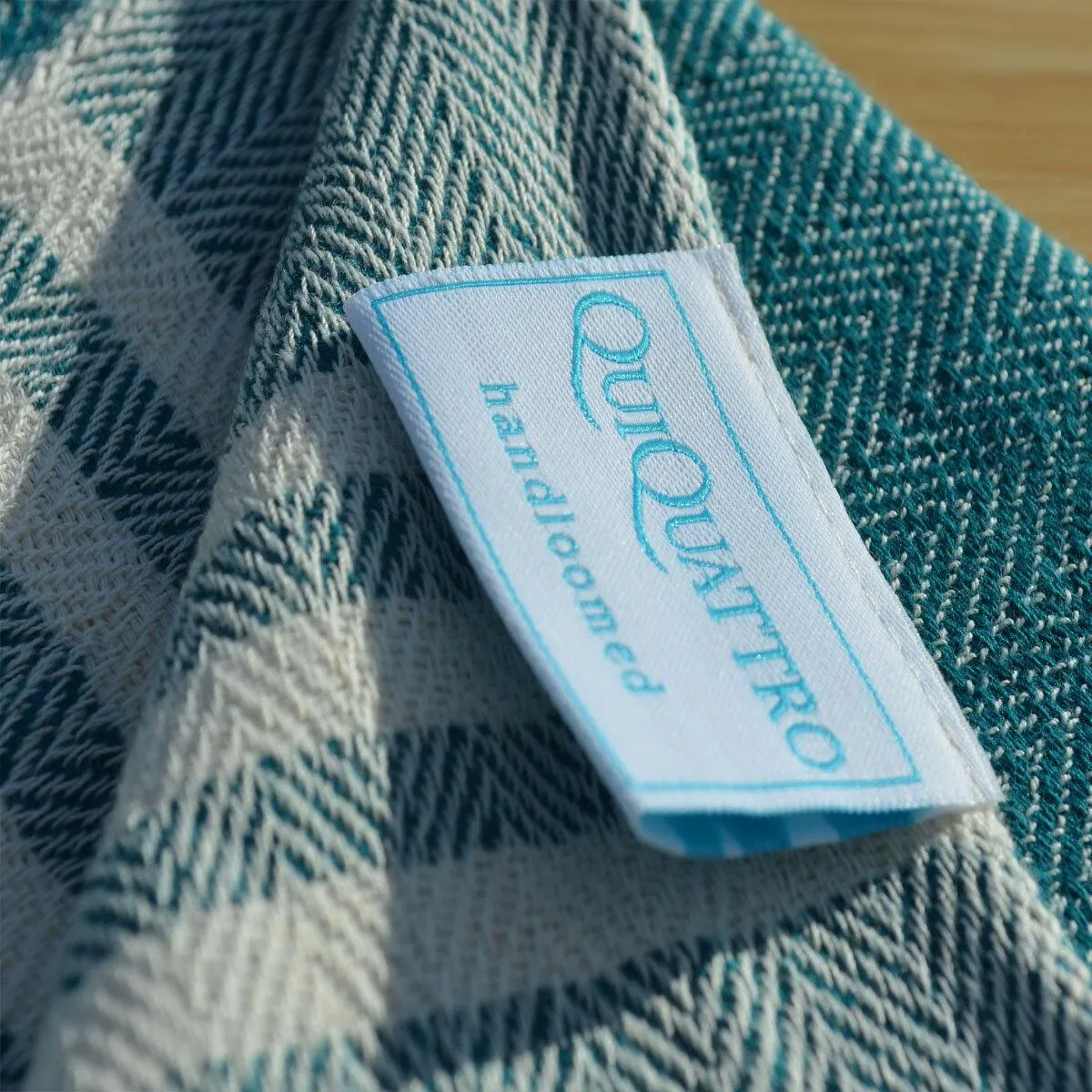 Mystic Green Turkish Hand towel