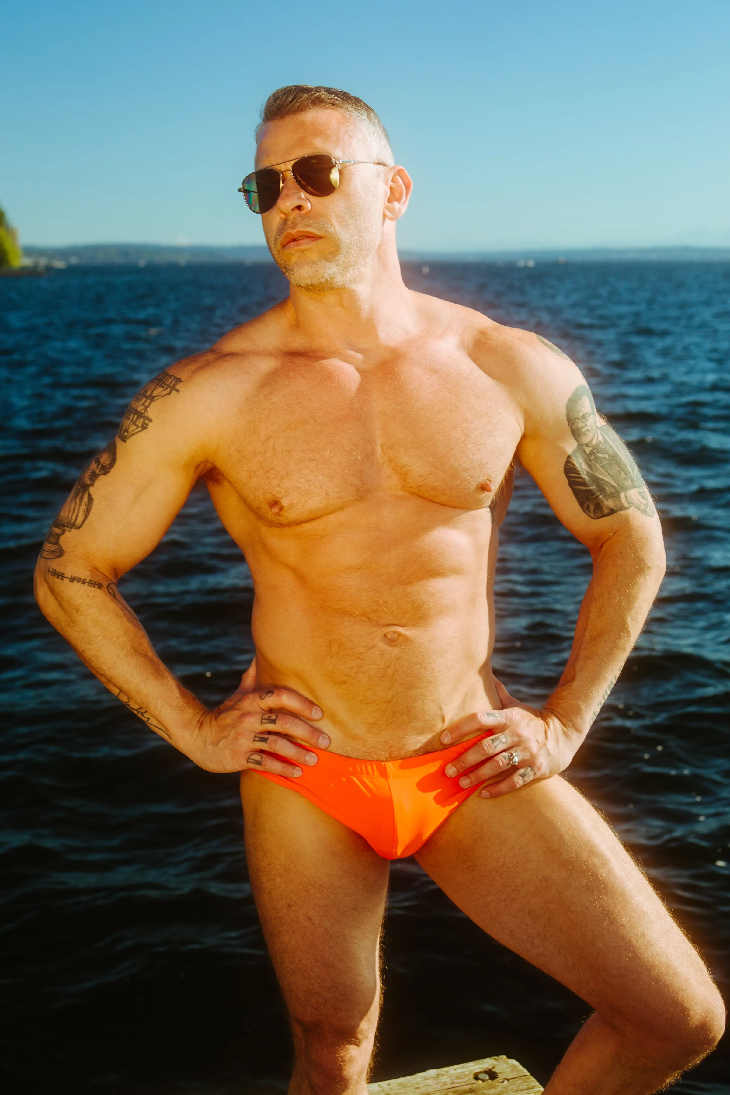 NUDD SPEEDO ORANGINE