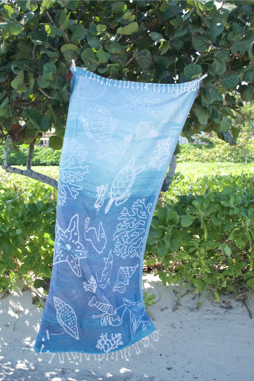 Ocean Blue Towel