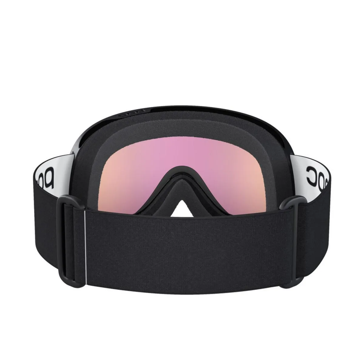 POC Retina Ski Goggles Partly Sunny Orange Lens - Uranium Black Frame