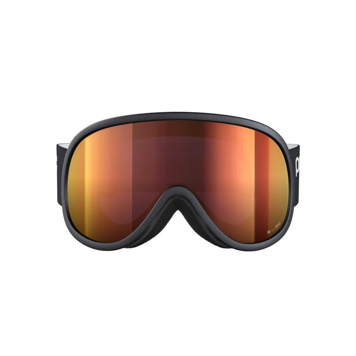 POC Retina Ski Goggles Partly Sunny Orange Lens - Uranium Black Frame