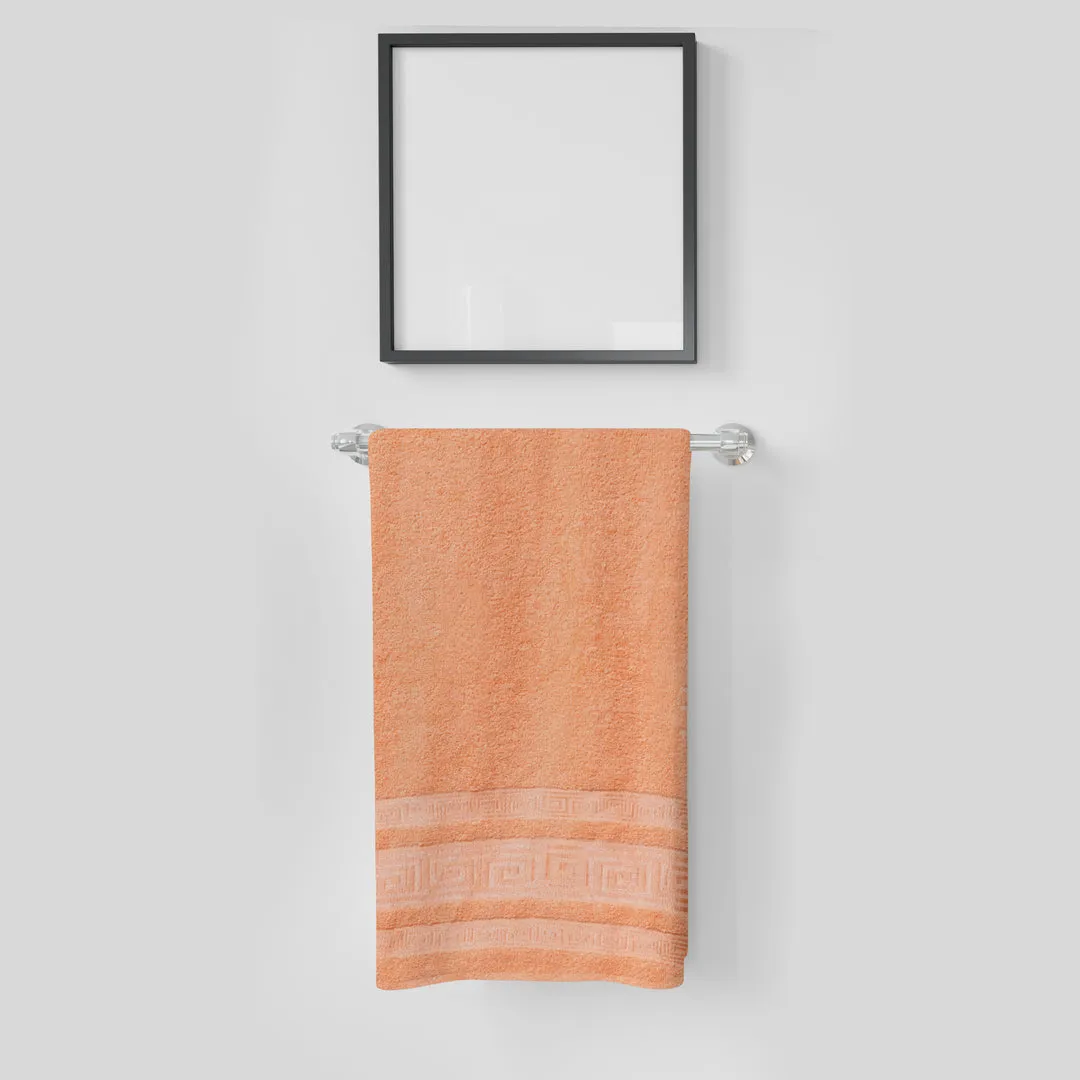 Premium Quality Soft Cotton Towel(Peach)