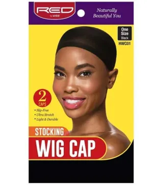 Red By Kiss Stocking Wig Cap Black HWC01