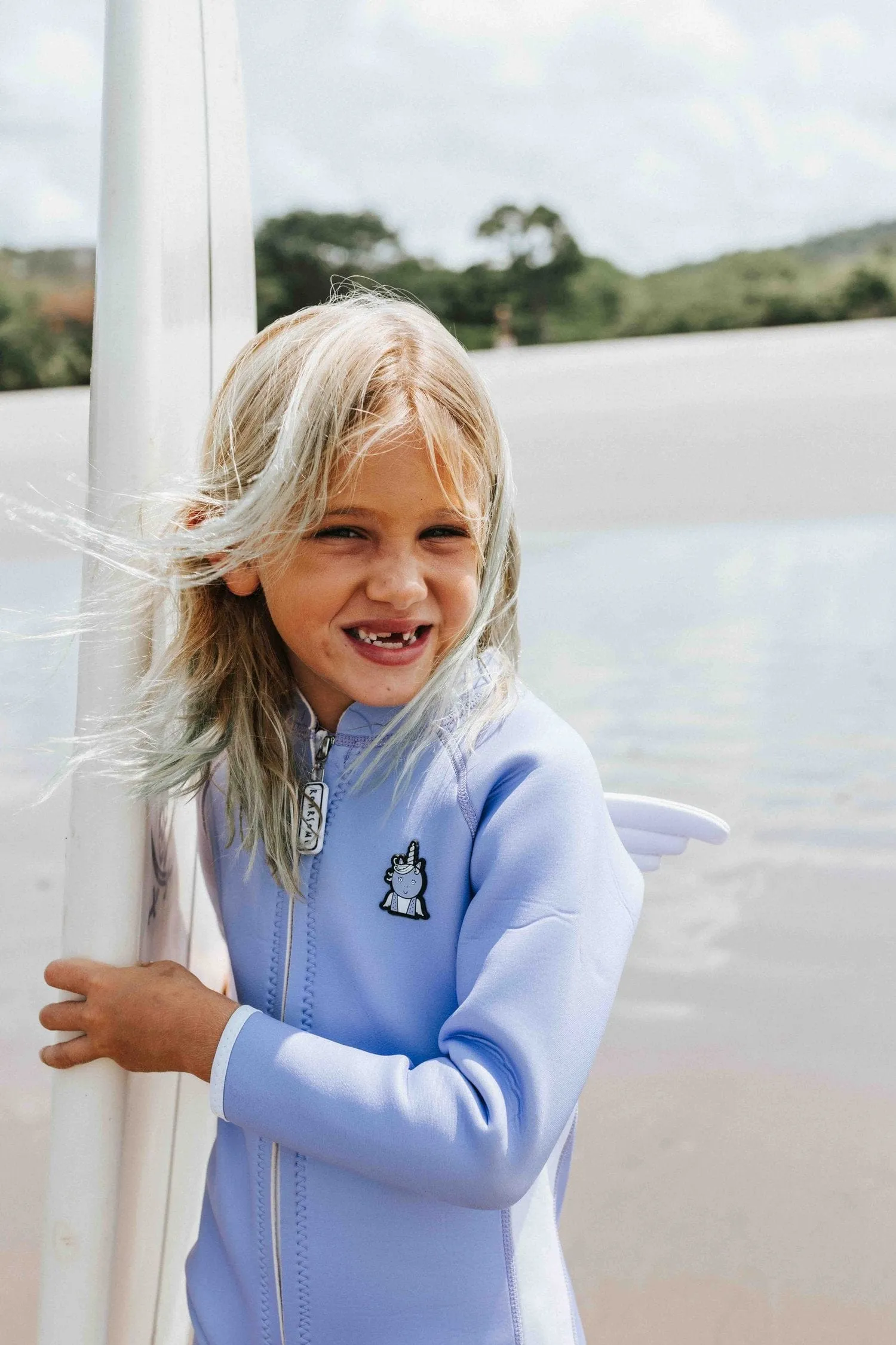 Roarsome Girls Sparkle The Unicorn Wet Suit in Purple