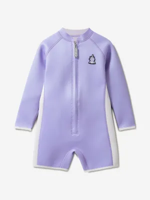 Roarsome Girls Sparkle The Unicorn Wet Suit in Purple